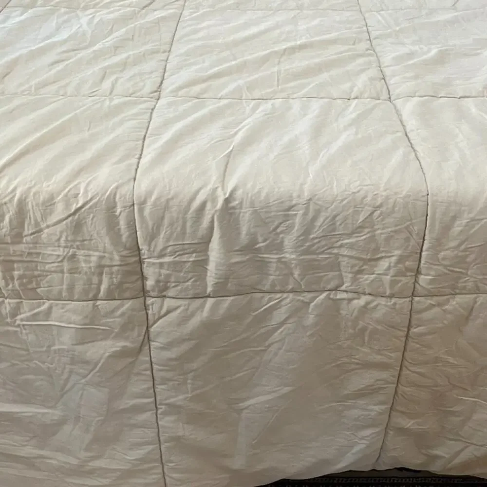 Sonoma Comforter Tan King Cal King Cotton Linen Blend Reversible